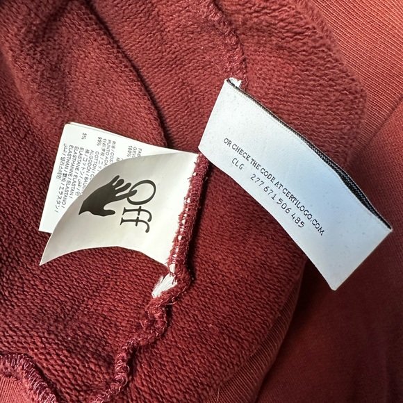 Off-White Thunder Cotton Sweater with front and back print size XS (unisex) - Picture 10 of 14